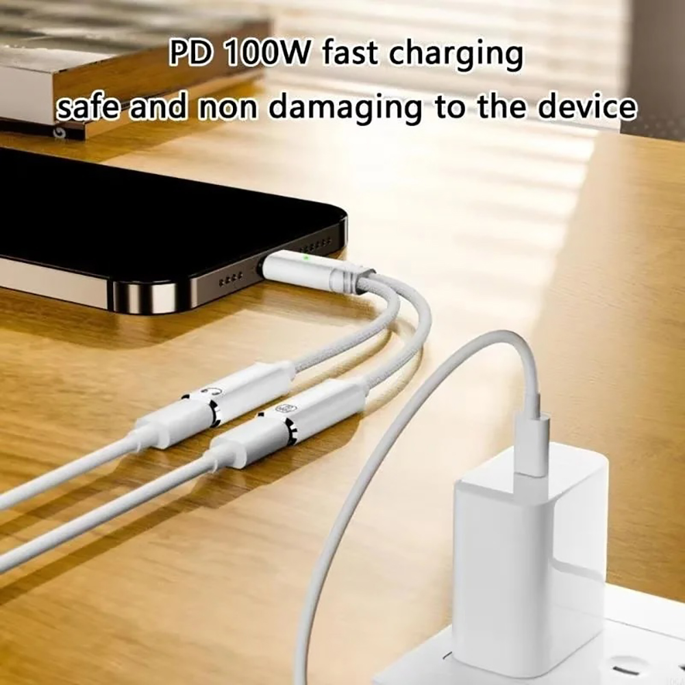 USB C Splitter 2 в 1, разъем д – обзор и цена Earphone Splitter Jack