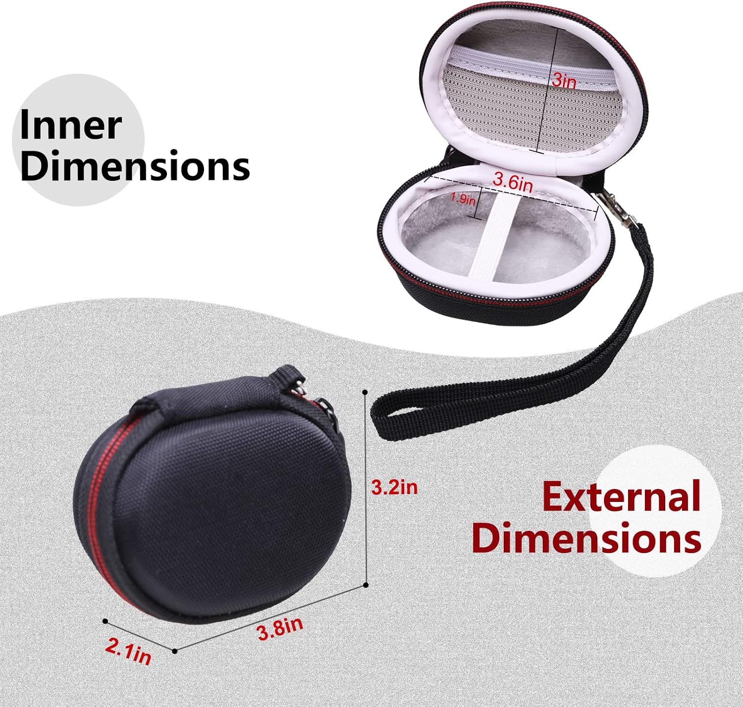 Жесткий защитный чехол LTGEM д – обзор и цена Headphone Case Hard