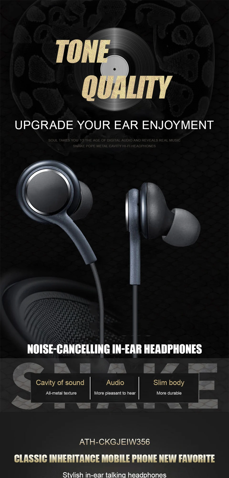 Внутриканальные проводные науш – обзор и цена Audiophile Headphone Wired
